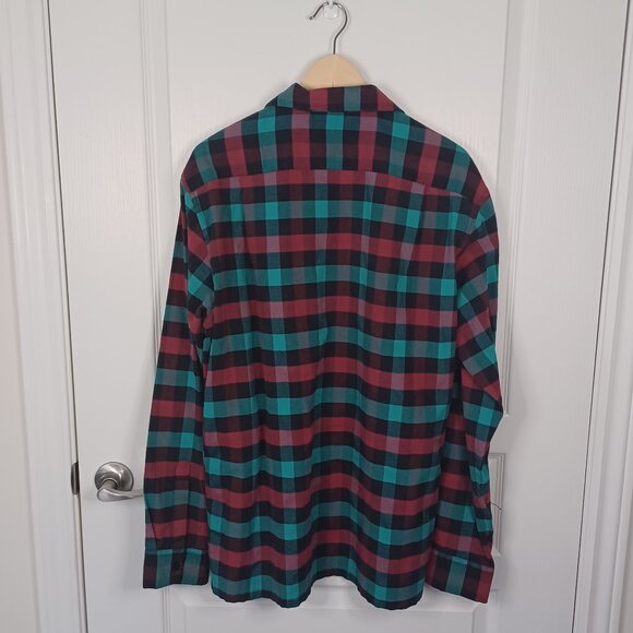 Vintage Enjoi Skateboarding Shirt Men Large Red Plaid Button Up Y2K Streetwear - Picture 2 of 5